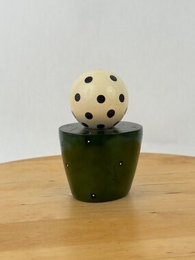 Robert Wilhelm for Bounds 2001 Modern Wood Salt Shaker Modernist Kokeshi Style